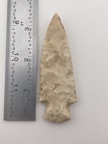 3 & 1/2" Adena Indian Artifact Arrowhead