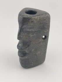 Face Effigy Bannerstone Indian Artifact Arrowhead