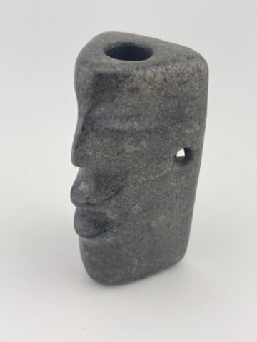 Face Effigy Bannerstone Indian Artifact Arrowhead (1 of 7)