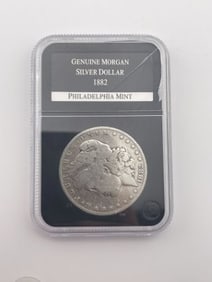 1882 Genuine Morgan Silver Dollar Coin Philadelphia Mint