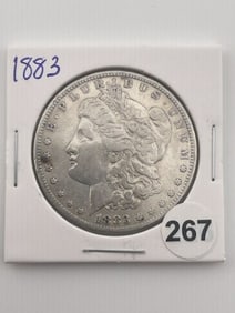 1883 Morgan Silver Dollar Coin
