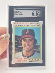 1978 Topps #6 Nolan Ryan Record Breaker Baseball Card