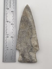 4 & 1/2" Hardin from Illinois Indian Artifact Arrowhead
