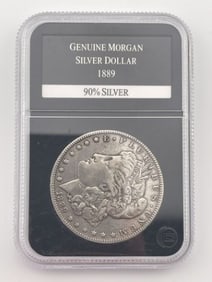 1889 Genuine Morgan Silver Dollar Coin 90% Silver