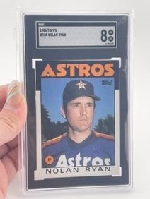 1986 Topps #100 Nolan Ryan Baseball Card