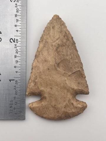 2 & 1/2" Dovetail from Illinois Indian Artifact Arrowhead (1 of 3)