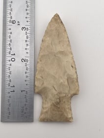 3 & 3/8" Hardin from Illinois Indian Artifact Arrowhead