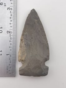 2 & 7/8" Side Notch from Illinois Indian Artifact Arrowhead