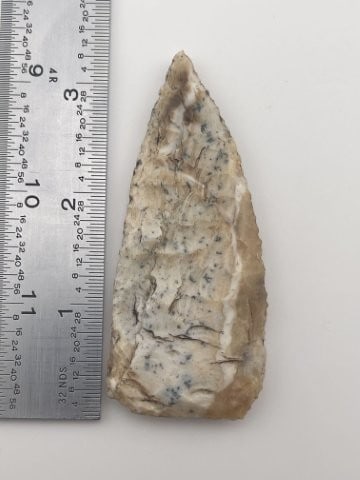 3 & 1/4" Agate Basin from Illinois Indian Artifact Arrowhead (1 of 3)