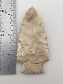 3 & 1/4" Hardin from Illinois Indian Artifact Arrowhead