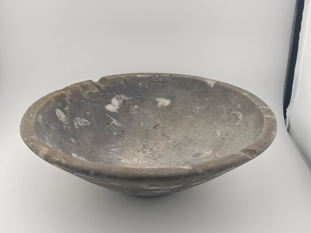 Stone Bowl with Fossils Indian Artifact Arrowhead: KEY WORDS: INDIAN ARTIFACT ARTIFACTS ARROWHEAD ARROWHEADS NATIVE AMERICAN MISSISSIPPIAN QUAPAW CADDO POTTERY COINS MORGAN DOLLAR PEACE DOLLAR SILVER COINS Arkansas. Now taking in consignments for pre-