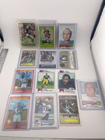 Group of Hand Signed Authentic Autograph Football Cards