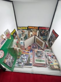 Large group of Baseball Cards, etc.