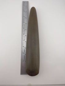 Large Pole Celt Indian Artifact Arrowhead