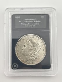 1878 Morgan Silver Dollar Coin