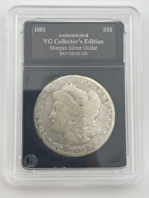 1881 Morgan Silver Dollar Coin