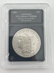1882 Morgan Silver Dollar Coin