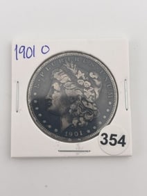 1901 O Morgan Silver Dollar Coin