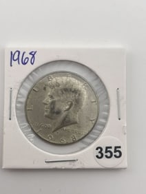 1968 Kennedy Half Dollar Coin