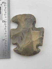 Flint Hawk Effigy Indian Artifact Arrowhead