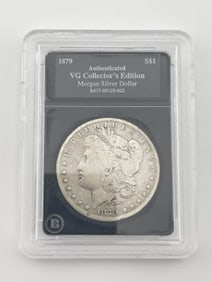 1879 Morgan Silver Dollar Coin