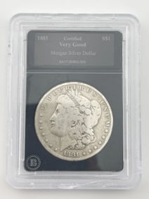 1881 Morgan Silver Dollar Coin