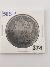 1885 O Morgan Silver Dollar Coin