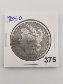 1885 O Morgan Silver Dollar Coin