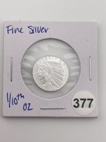 1/10th Fine Silver Coin