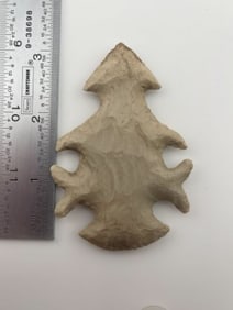 3 & 1/4" Tussinger Eccentric Indian Artifact Arrowhead