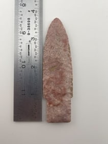 3 & 3/4" Scottsbluff Indian Artifact Arrowhead