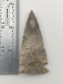 Side Notch Indian Artifact Arrowhead