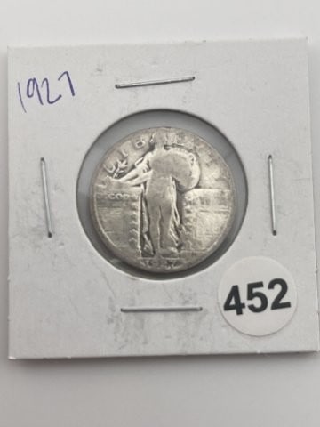 1927 Standing Liberty Quarter Coin (1 of 2)