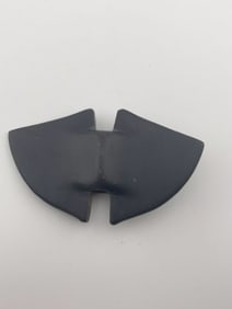 Black Coal Slate Bat Wing Bannerstone from Ohio Indian Artifact Arrowhead