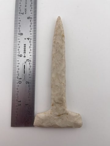 5" White Chert Drill from Ohio Indian Artifact Arrowhead (1 of 5)