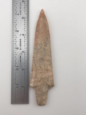 6" Adena Square Base Spear from Pike County, Illinois Indian Artifact Arrowhead (1 of 3)