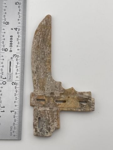 Antique Chinese Jadeite Axe Head Indian Artifact Arrowhead (1 of 4)