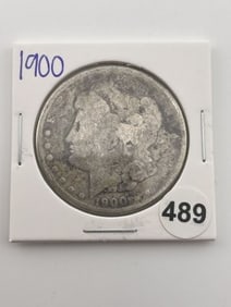 1900 Morgan Silver Dollar Coin
