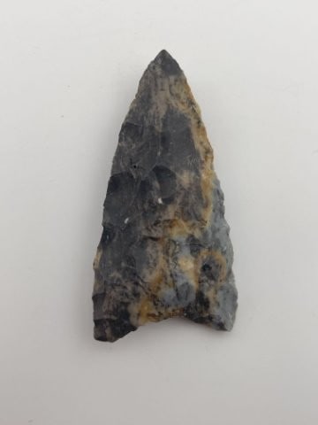 2 & 5/8" Clovis from Pennsylvania Indian Artifact Arrowhead (1 of 2)