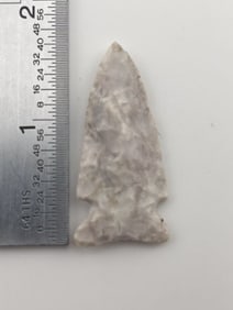 1 & 5/8" Raddiz from Kansas City, Missouri Indian Artifact Arrowhead