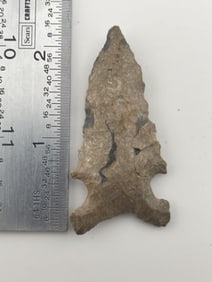 2 & 1/4" Graham Cave from Tennessee Indian Artifact Arrowhead