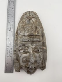 Face Effigy Stone Mask Indian Artifact Arrowhead