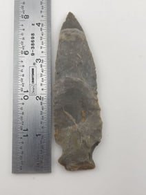 4 & 1/4" Dovetail from Kansas City, Missouri Indian Artifact Arrowhead