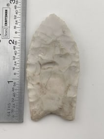 2 & 5/8" Clovis from Kansas City, Missouri Indian Artifact Arrowhead