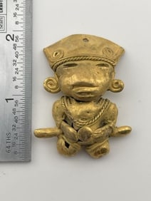 Tumbaga Tairona Gold Figurine UNKNOWN MATERIAL