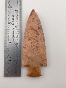 3 & 7/8" Hardin from Mississippi Indian Artifact Arrowhead