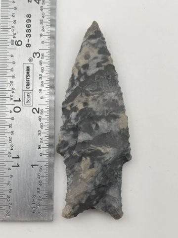 3 & 1/2" Holland Dalton from Clay County, Arkansas Indian Artifact Arrowhead (1 of 3)