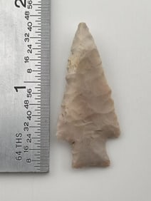 1 & 5/8" Tablerock from Kansas City, Missouri Indian Artifact Arrowhead