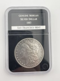 1883 Genuine Morgan Silver Dollar Coin San Francisco Mint
