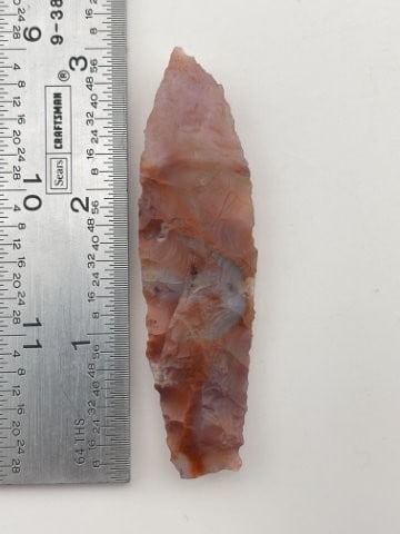 Alibates Eden from Central Texas Collection Indian Artifact Arrowhead (1 of 4)
